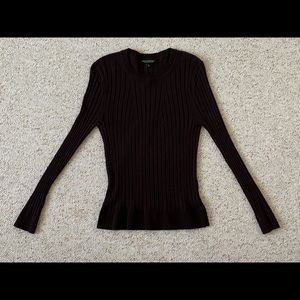 Ribbed long sleeve